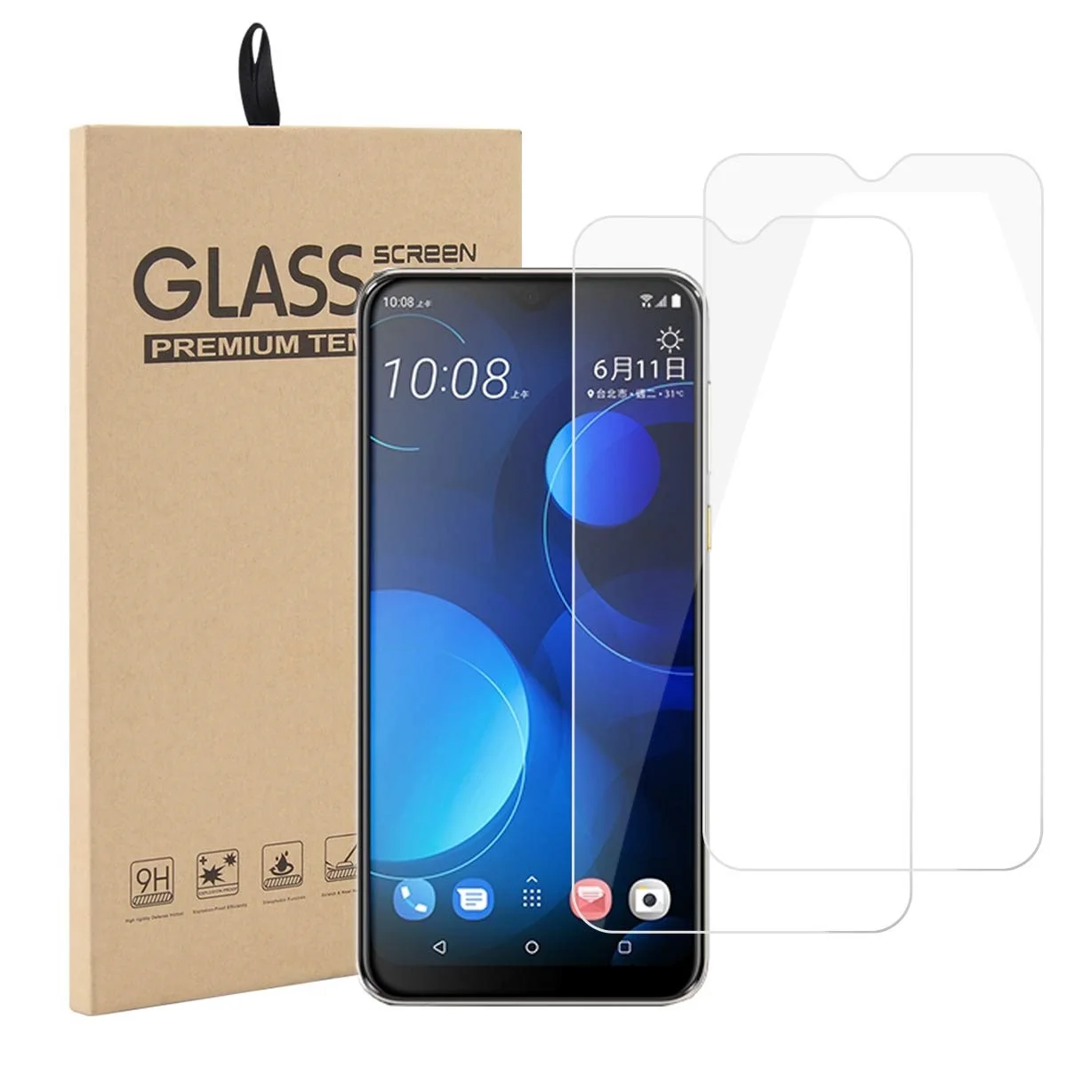 Закаленное стекло Для Doogee N 20 N20 защитная пленка 6 3 дюйма 9H 2.5D Взрывозащищенная