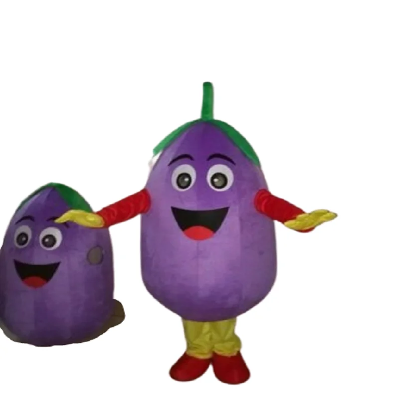 Растительный талисман костюм баклажаны картофельные головы костюмы для