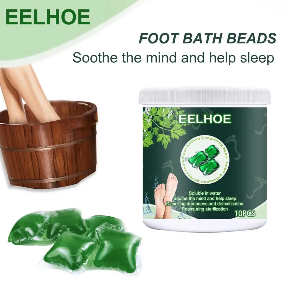 

10pcs/Lot Spa Body Foot Massage Detox Foot Soak Capsule beads Portable Foot Massage Wormwood Foot Bath Bag Foot Care Tools