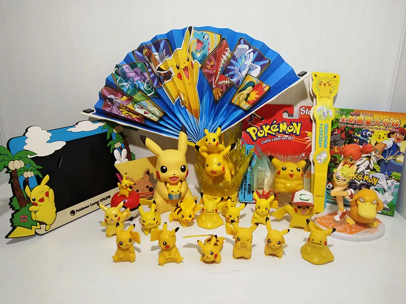 

Genuine TOMY Pokemon Figure Sun Moon MC Alola Region Pikachu Figure Finished Product Action Figure