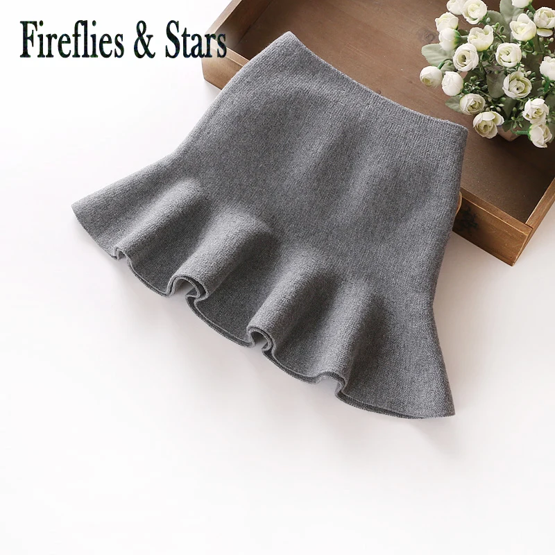 Детская трикотажная Мини-юбка с рюшами на Возраст 4-12 лет | Мать и ребенок