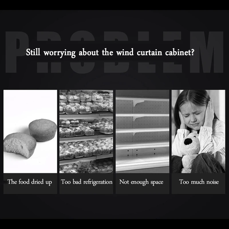 Большой шкаф для сохранения свежести коммерческий холодильник фруктов