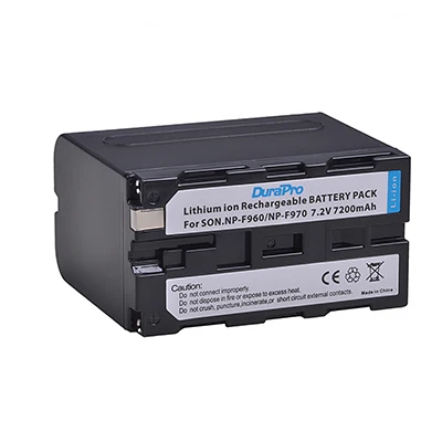 1 Battery Комплект из 2 предметов 7200 мА/ч, NP-F960 NP F970 Камера Батарея+ ЖК-дисплей USB Зарядное устройство для sony NP-F550 F770 F750 F960 FM500H FM70 QM91D QM71D HVR-V1J - Цвет: 1 Battery