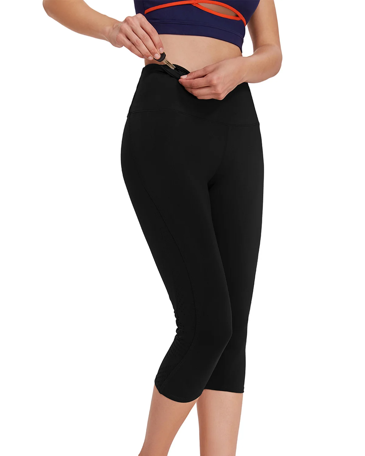 

Hip-lifting high-waist quick-drying sports running pants yoga cropped pants fitness pants ladies high stretch tights
