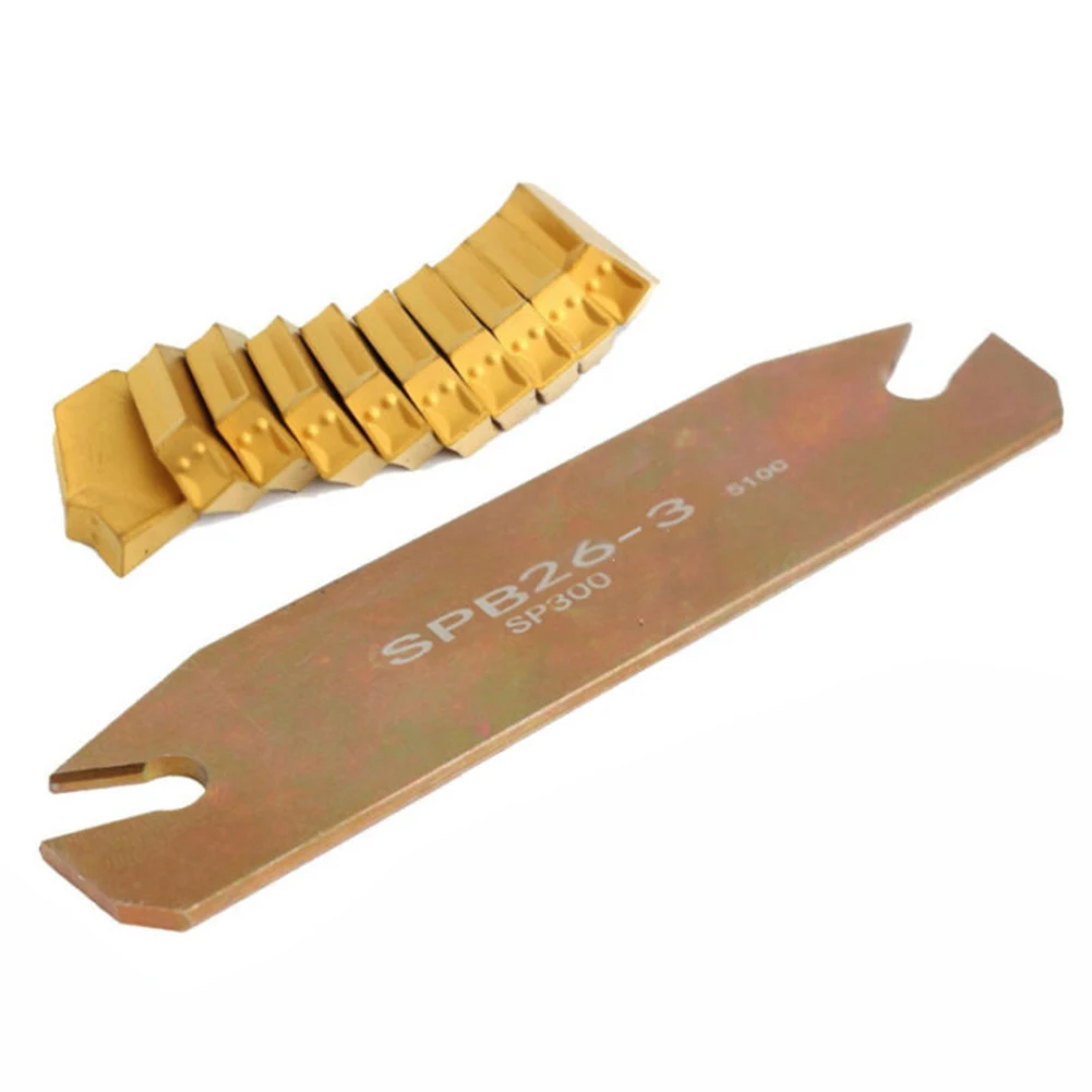 

Grooving Cut-Off Tool Holder Coated Carbide ZQMX3N11-1E Semi-finishing 26mm