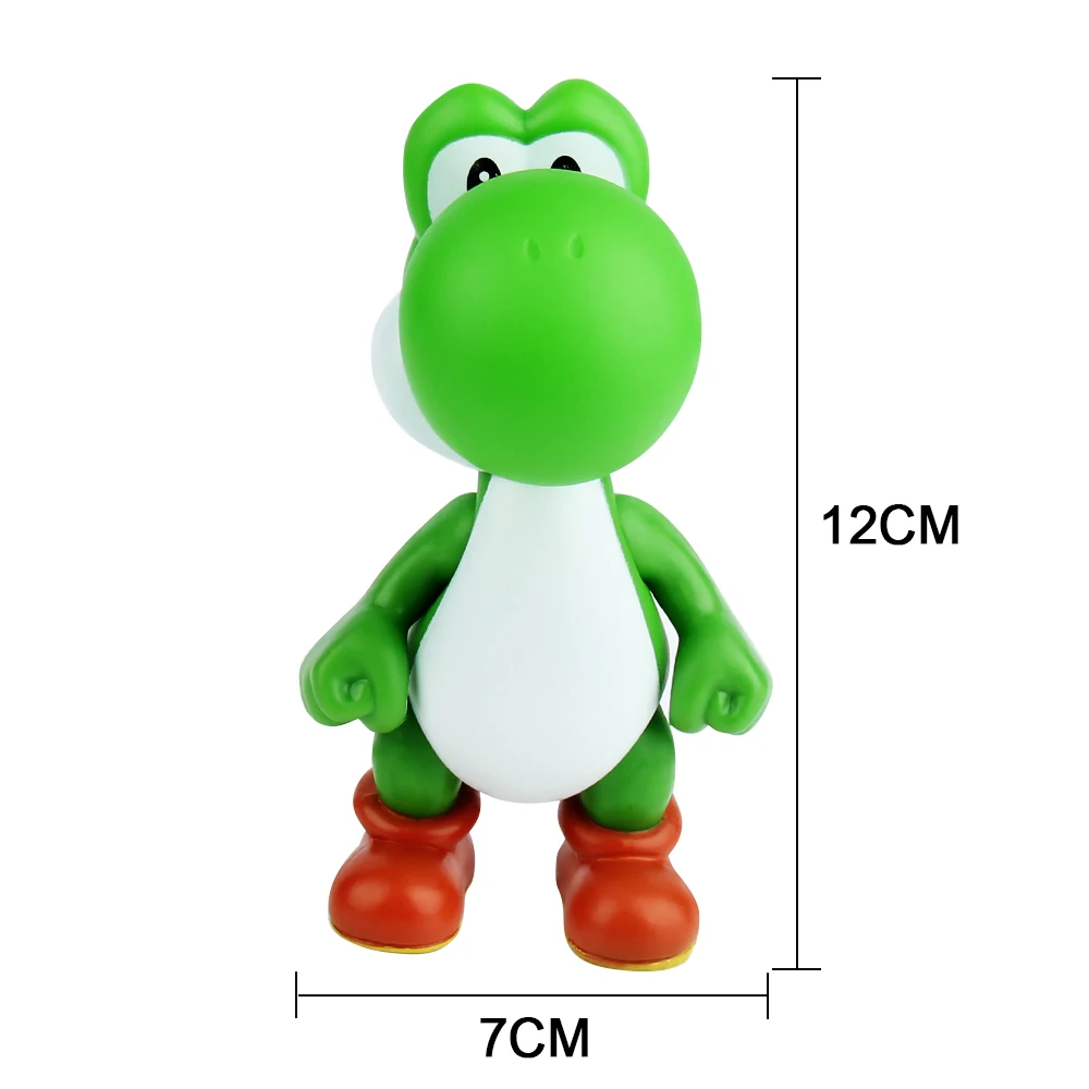 Фигурки супер Mario Bros Yoshi ПВХ 12 см игрушки для детей подарок на день рождения |