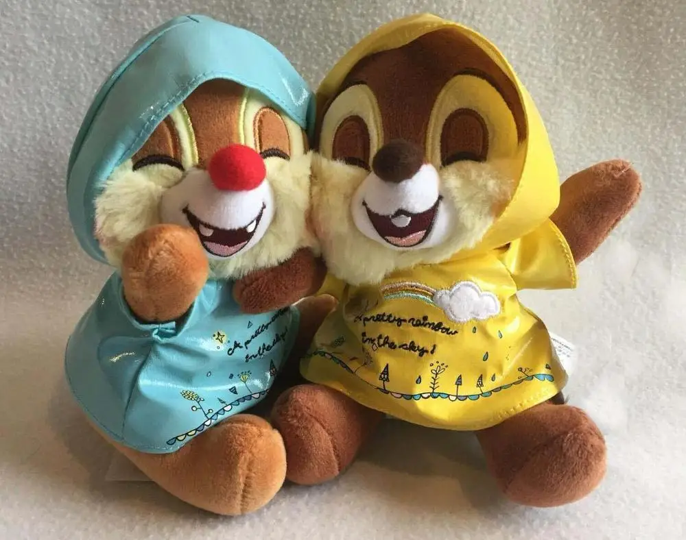 

Дождевики Disney Chip 'N Dale в дождливый день, плюшевые «Красивые радуги в небе»