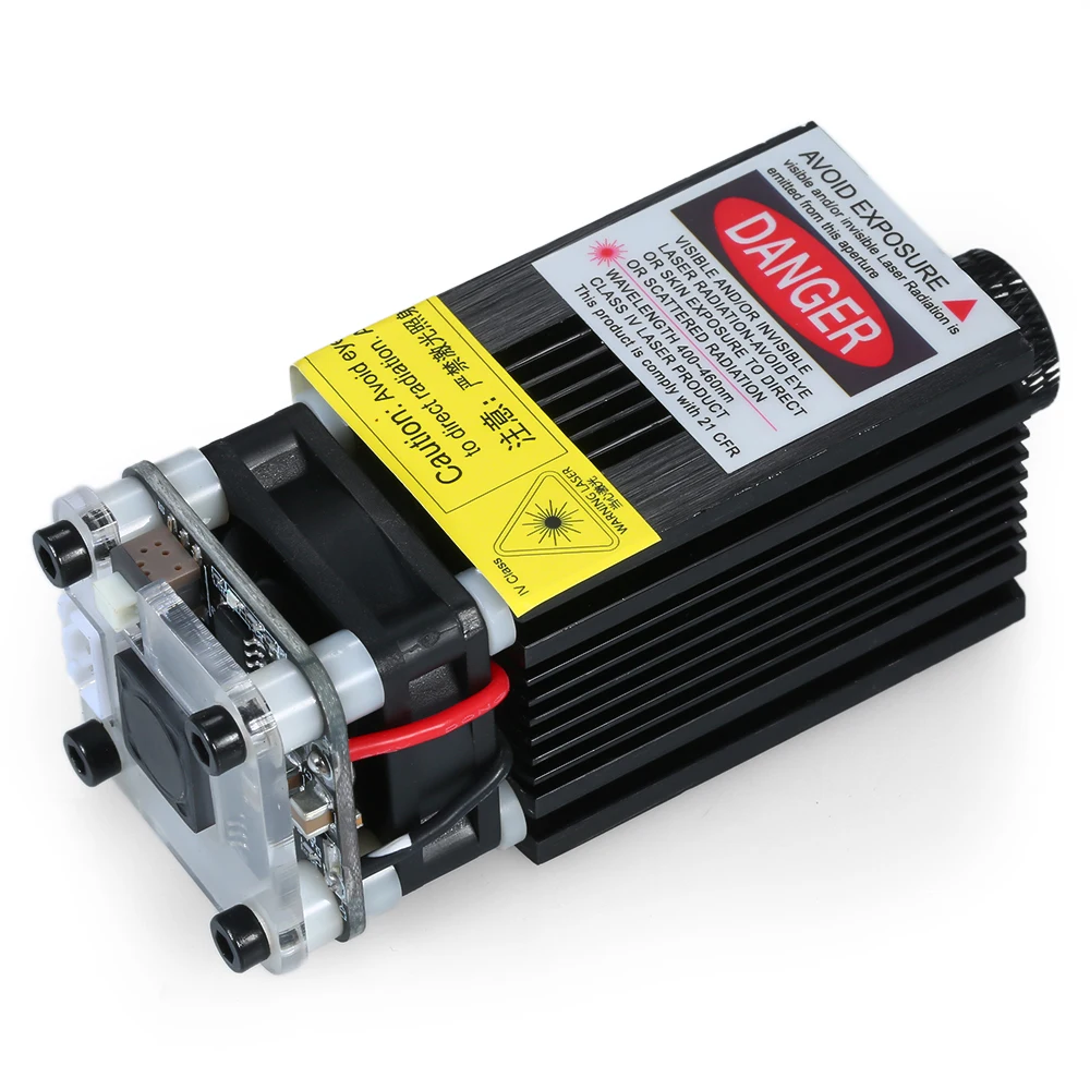 5500 МВт EleksMaker 405-445нм синий лазерный модуль 2,54-3 P ttl/ШИМ модуляция для лазерный гравировальный станок с ЧПУ лазерный резак