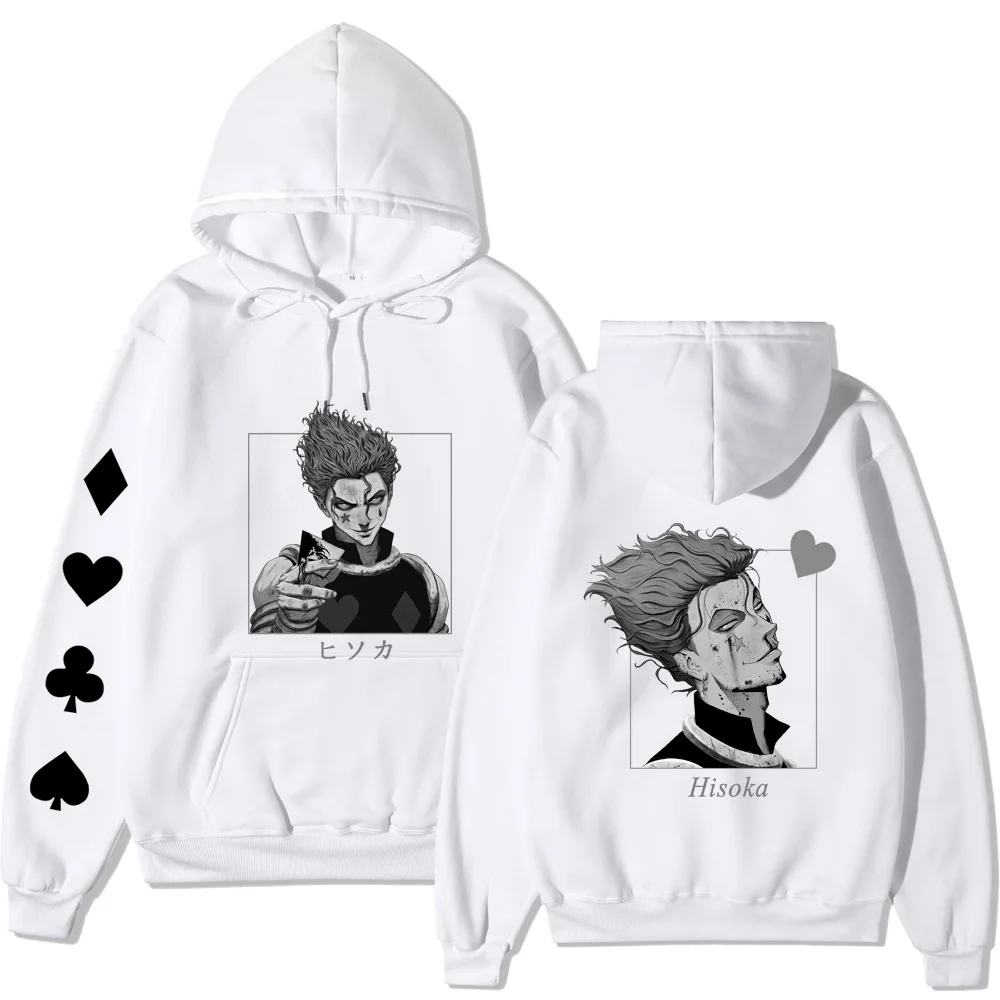 

Japanese Anime Hunter HUNTER x HUNTER Hooded Sweatshirts Hisoka Casual Hooded Harajuku New Sports Hoodie Tops