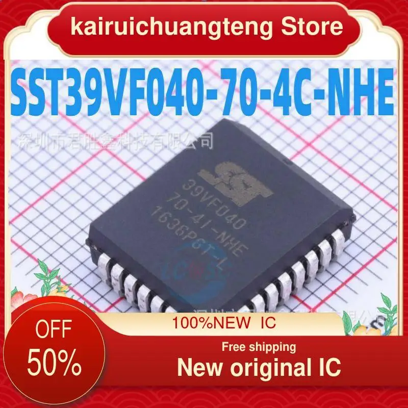 

(1 шт.) SST39VF040 SST39VF040-70-4C-NHE PLCC32 новый оригинальный IC