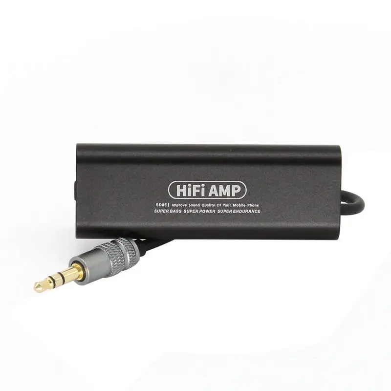 Портативный небольшой аудио HiFi усилитель перезаряжаемый стерео наушники