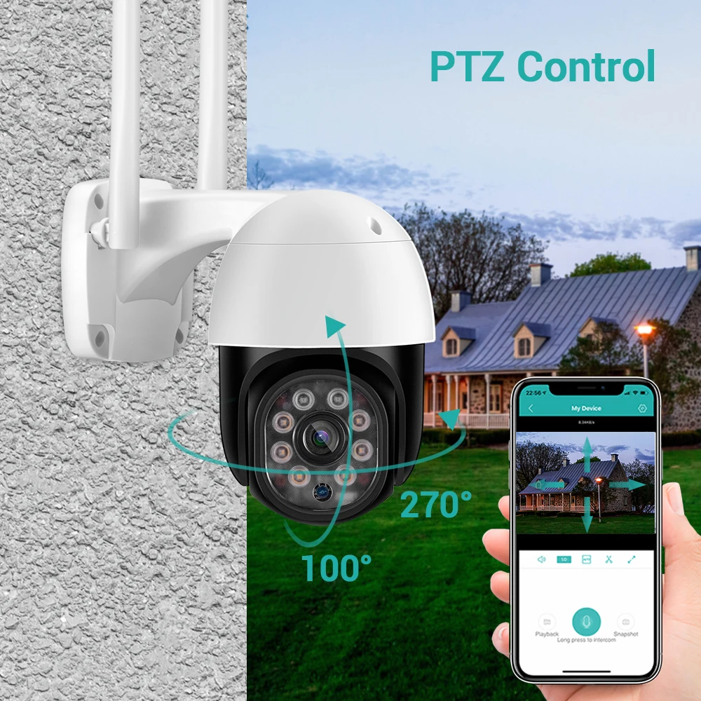 Дешево Автоматическое слежение за 5MP Мини Pan/Tilt Wi-Fi Камера ONVIF Беспроводной IP Камера AI обнаружения человека 4xdigital зум Водонепроницаемый ICSEE H.265 Дешево Автоматическое слежение за 5MP Мини Pan/Tilt Wi-Fi Камера ONVIF Беспроводной IP Камера AI обнаружения человека 4xdigital зум Водонепроницаемый ICSEE H.265