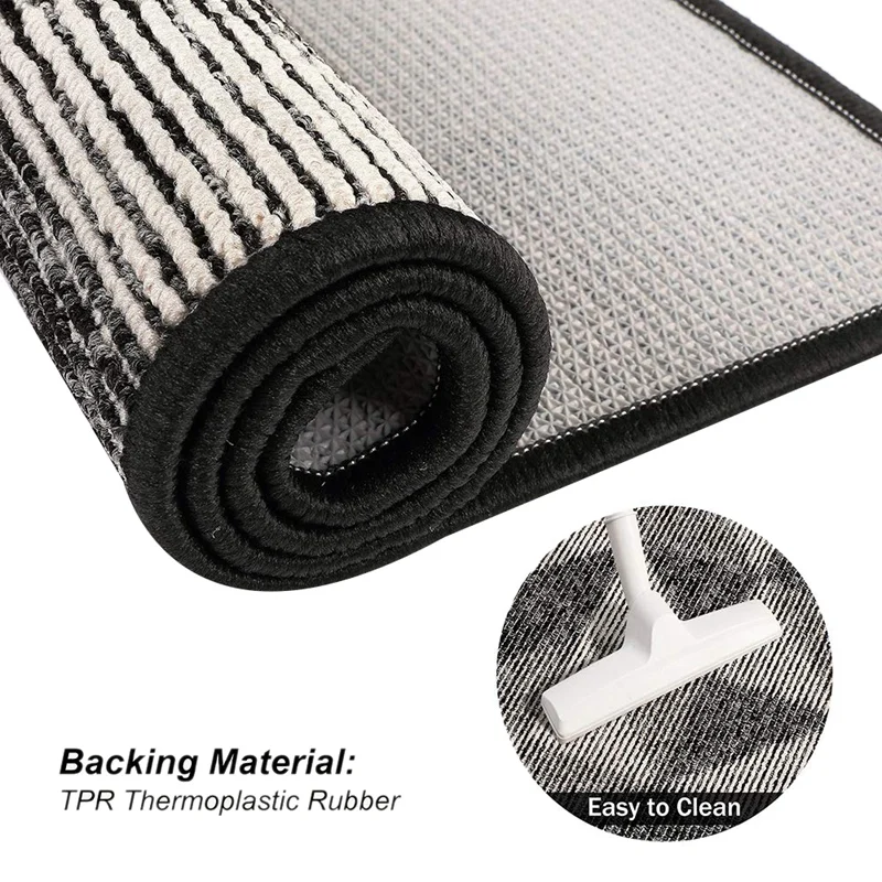 Indoor Doormat Mat Rubber Backing Non Slip Inside Floor Mud Dirt Trapper Mats Entrance Front Door Rug Shoes Machine Washable | Дом и сад