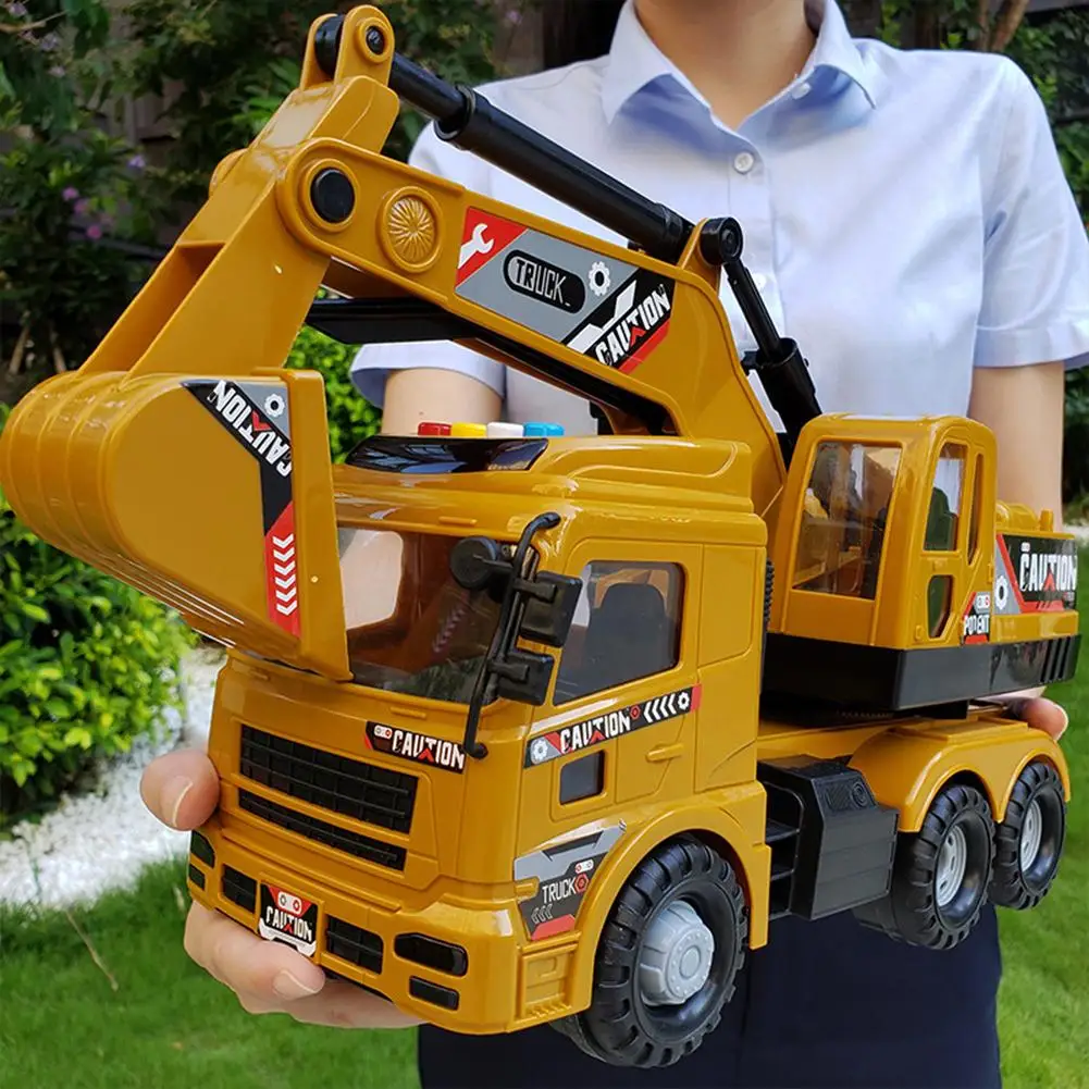 

Детский игрушечный инерционный большой инженерный автомобиль, модель экскаватора для детей