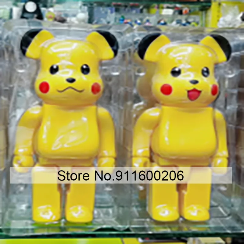 

Bearbricklys 28cm 400% Bear&bricklys Toy Smile Blocks Bear Toy Action Toy Figures Garage Kits Dolls Kids Toys