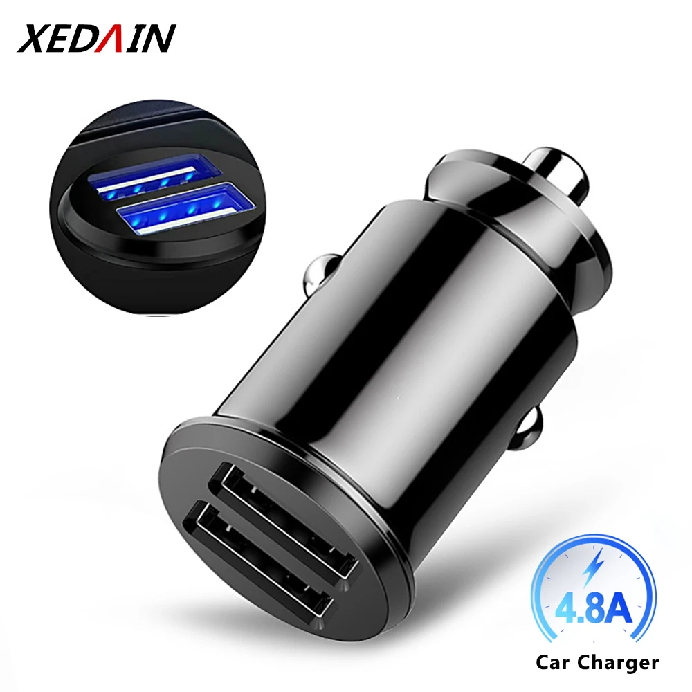 Автомобильное зарядное устройство с двумя USB-портами 4 8 А 24 Вт | Мобильные
