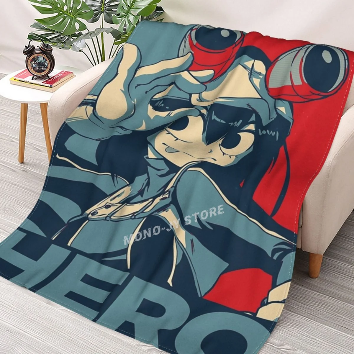 

Tsuyu Asui Hope Throw Blanket Sherpa Blanket Bedding soft Blankets