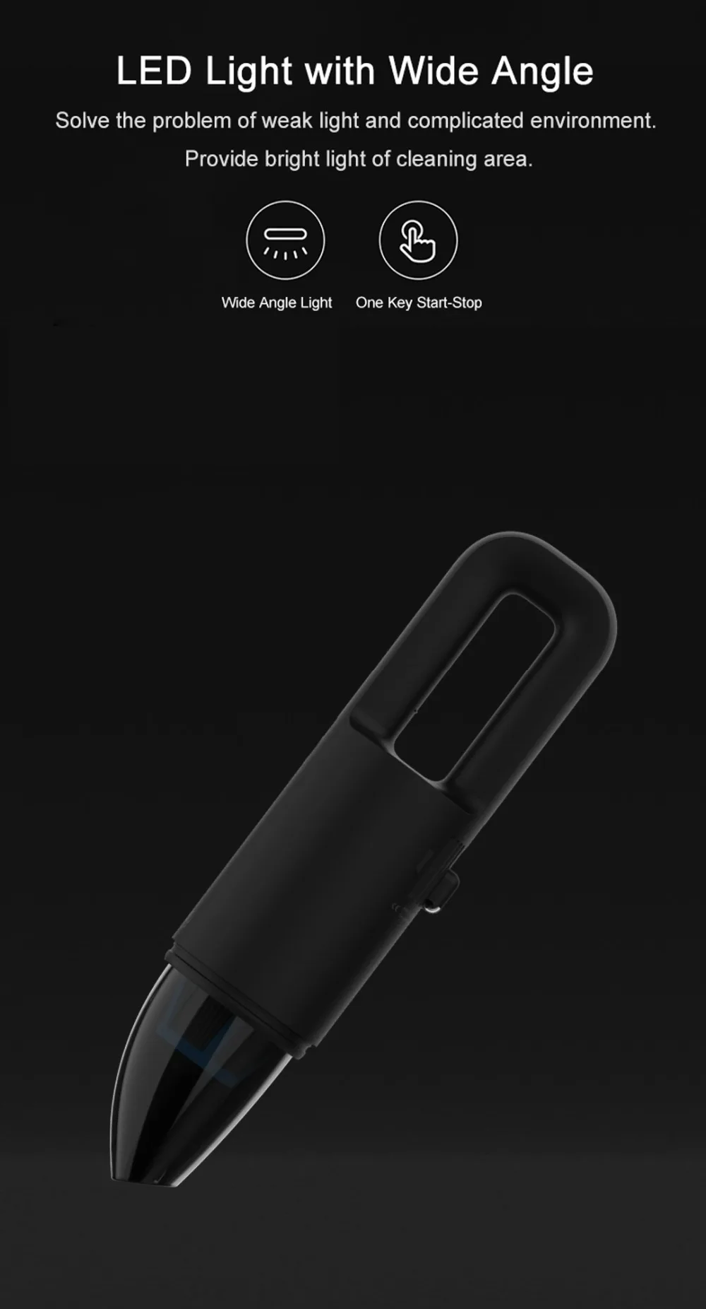 Xiaomi Cleanfly беспроводной мини-пылесос FVQ 12 В 2A Многофункциональный портативный ручной беспроводной моющий автомобильный пылесос