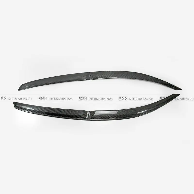 Трафарет для бровей для Honda FK8 CIVIC TYPE R OEM из углеродного волокна, дверной оконный козырек, комплект для настройки, отделка для Civic FK8 Racing