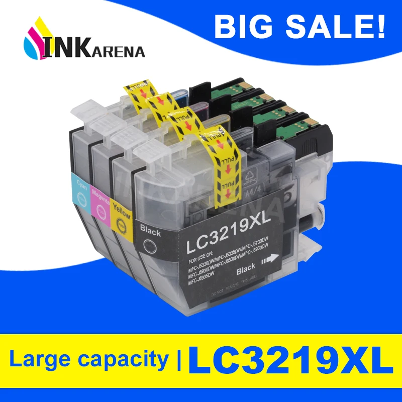 

INKARENA LC3219XL Compatible for Brother LC 3219 XL Ink Cartridges for Brother MFC-J5330DW MFC-J5335DW MFC-J5730DW MFC-J5930DW