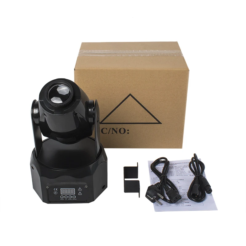 New 60W Spoot Светодиодный прожектор 60 Вт Светодиодный светильник с подвижной головкой с пластиной гобо и цветной пластиной 9/11CH 60 Вт Мини светодиодный светильник с подвижной головкой DMX512 SHEHDS моющийся светильник - Цвет: New 60W Spoot