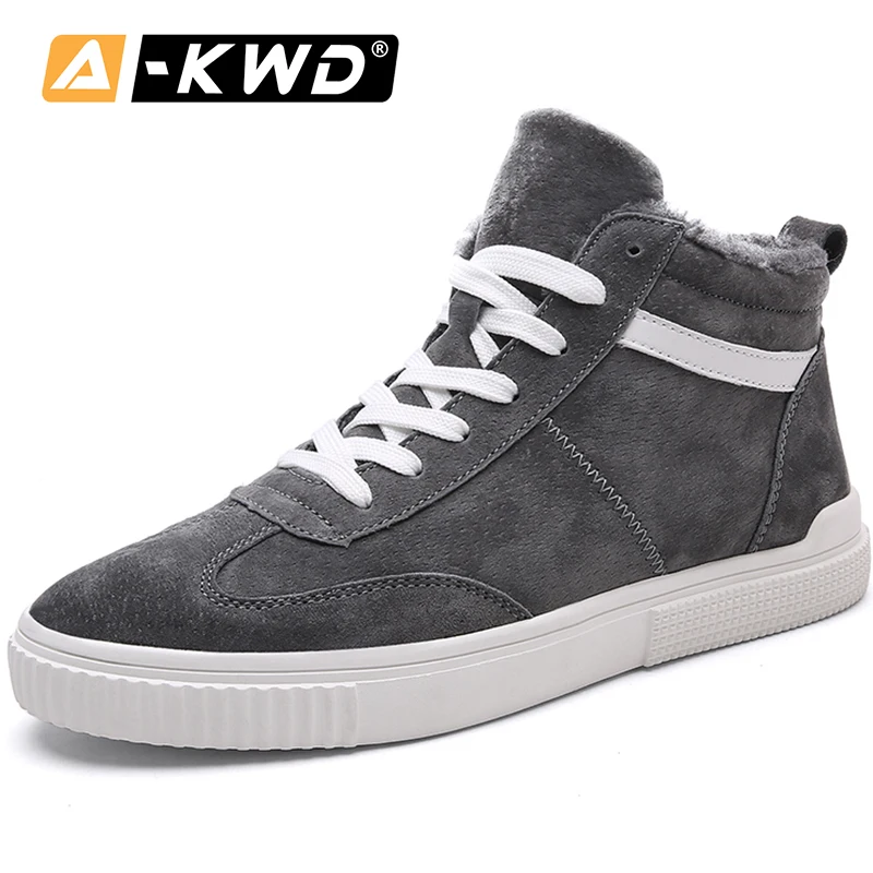 

Fashion New Winter Men Boots High Top Sneakers Men Work Boots Pu Leather Men Sneakers Casual Sports Shoes for Male Herenschoenen