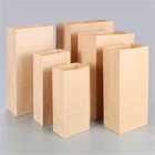 Пакет из крафт-бумаги, 2550 шт., упаковка подарочные пакеты, для печенья, конфет, еды, Печенье Хлеб