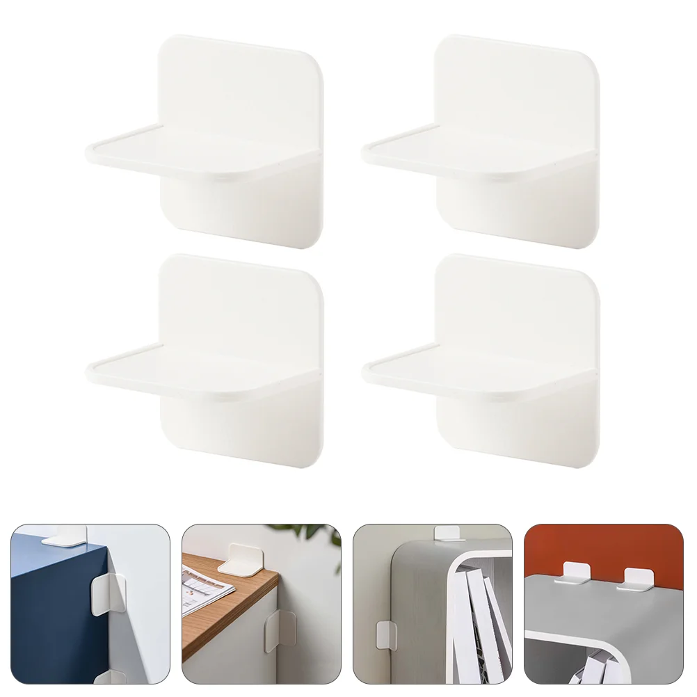 

4pcs Anti-tip Furniture Anchor Furnishings Anti-dumping Connectors with Non-marking Stickers