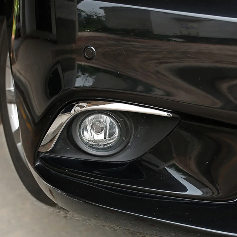 Хром туман светильник передняя крышка лампы Газа серебро 2 шт. пара для Mazda 6 Atenza Gj