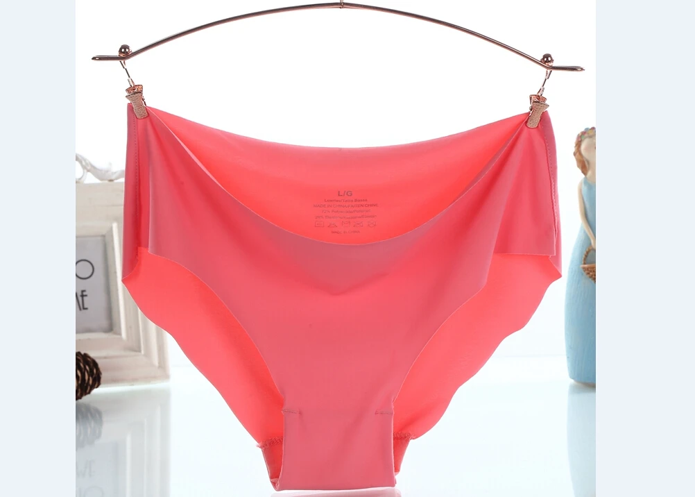 Трусики женские бесшовные с волнистыми краями 10 цветов 1 шт.|Женские трусики| |
