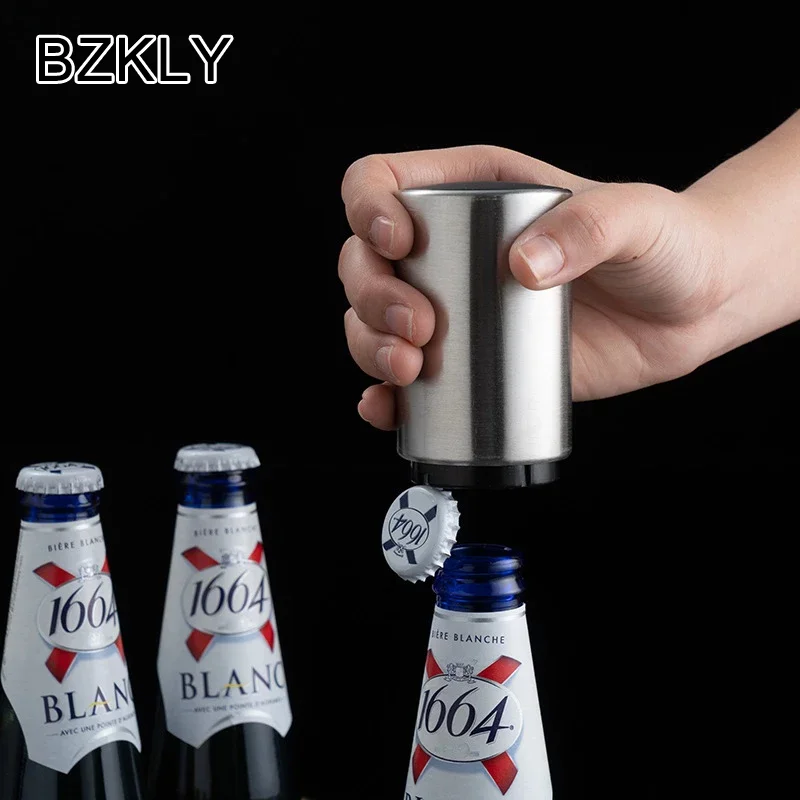 Автоматическая открывалка для пивных бутылок магнитная пива из нержавеющей