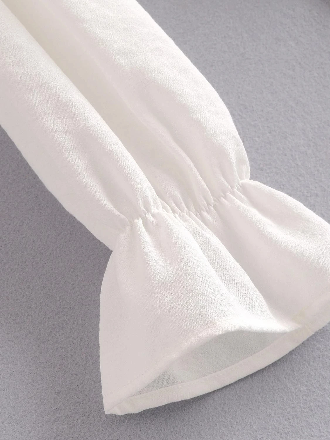 

2021 Women's New French Retro Square Collar Lantern Sleeve Lace Hollow Top tops for women fashion t shirt crop tops sexy blouse