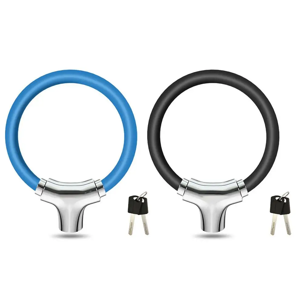 

Anti-Theft Mini Alloy Steel Cable Portable Protective Bicycle Lock Round Bike Lock With 2 Key Bicycle Safety Bike Accessories