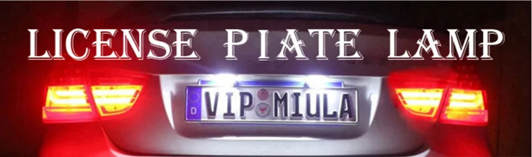 Для fiat brava Bravo Croma Linea Multipla Seicento номерной знак свет Ошибка Бесплатный светодиодный номер LightsExterior аксессуары Canbus