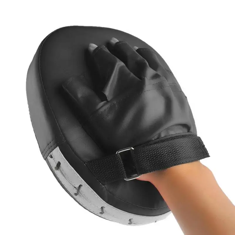 2pcs Boxing Hand Target MMA Martial Thai Kick Pad Kit Black Karate Training Mitt Focus Punch Pads Sparring Bags #ED | Спорт и