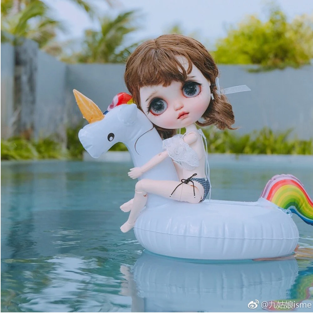 Кукла блайз спасательный круг купальный поплавок костюм для 1/6 Blyth ICY BJD Licca милое