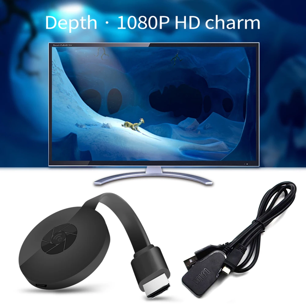 

Wireless WiFi Display Dongle Miracast HDMI-compatible TV Stick Adapters WIFI Portable Display Receiver for Laptop Phone