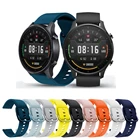 Силиконовый ремешок для часов Xiaomi Watch Color MI, сменный Браслет для смарт-часов Huami Amazfit GTR 2 GTS 2 Pop, спортивный ремешок, новинка