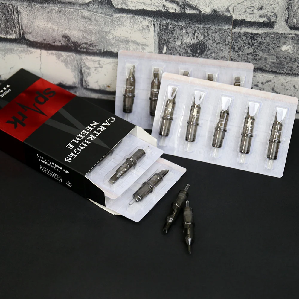 Горячая продажа 20 шт одноразовые иглы для татуировки макияж RL/RS/M1/CM тату машины