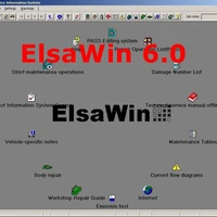 2021 auto repair software elsawin 6 0 work for v w 5 3 for audi elsa win 6 0 newest elsawin 6 0 for vw auto repair software
