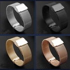 Ремешок Миланская петля для наручных часов, сменный металлический браслет серебристого и золотого цвета для смарт-часов Samsung gear S3S2Спрот s4, 22 мм