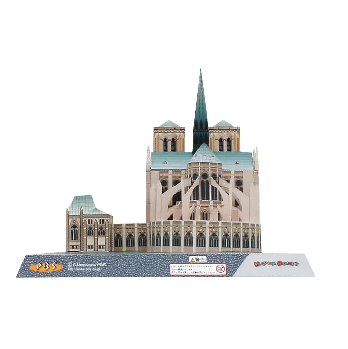 25x16x20 см всемирно известная бумажная 3D модель история нашей дамы архитектурная
