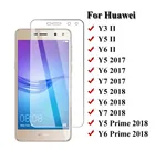Закаленное стекло HD для Huawei Y6 ii Y5 ii Y3 ii 9H, Защитное стекло для экрана Huawei Y6 Y5 Y7 2017 2018 2019 Y5 Prime Y6 Pro 2019