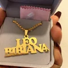 Персонализированное мужское ожерелье с табличкой имени, персонализированное толстое ожерелье из нержавеющей стали, подарок на день рождения для мальчика