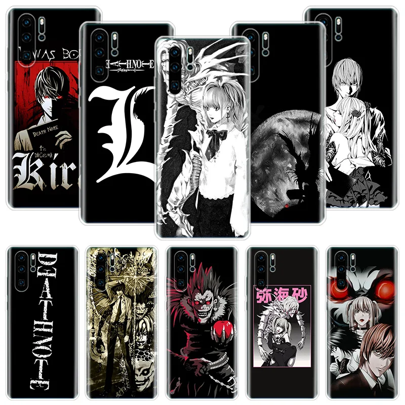 Чехол для телефона с рисунком Аниме Манга Death Note Huawei Honor 10 9 20 9X 8A 8X 8S Lite Pro Y5 Y6 Y7 Y9S P