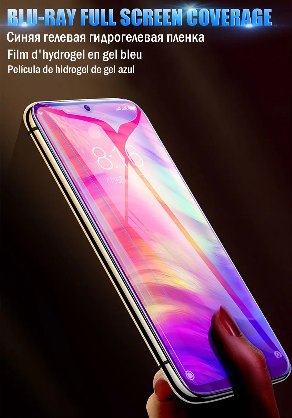 25D Передняя и задняя Гидрогелевая пленка для Xiao mi Red mi Note 5 6 7 Pro, Защитная пленка для Xiaomi mi 9T Pro Note 10 9 SE A3 8 Lite