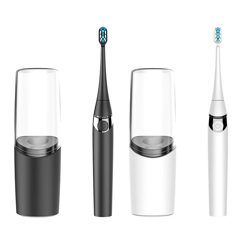 

Aiwejay Convenient Travel Sonic Electric Toothbrush Wireless Charging IPX7 Waterproof Adult Cleaning Electric Toothbrush with Cu