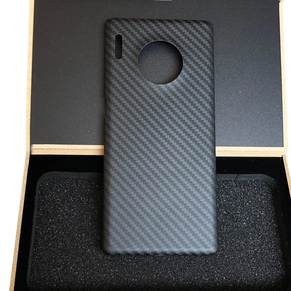 Чехол из углеродного волокна для huawei mate 20 PRO mate 30 PRO mate 20 X mate 20 ультратонкий деловой ручной работы - Цвет: MATE 30 PRO