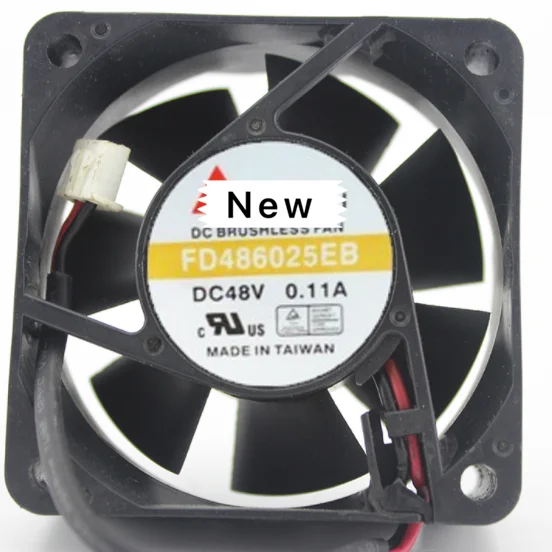 Для Emacro для Y.S.TECH FD486025EB DC 48V 0.11A 60x60x25 мм 3-проводной Вентилятор охлаждения сервера |