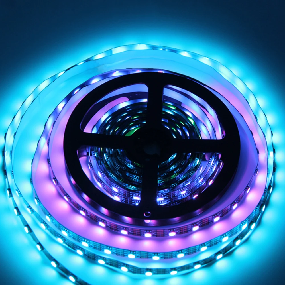 Ws2815 DC12V RGB светодиодный светильник индивидуально адресуемый IP30 IP67 5 м 30 S 60